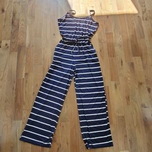 Striped Jumpsuit
